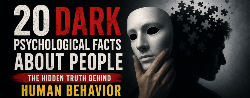 20 Dark Psychological Facts About People