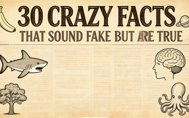 30 Crazy Facts That Sound Fake But Are True
