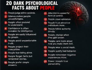 psychology facts infographic human mind behavior
