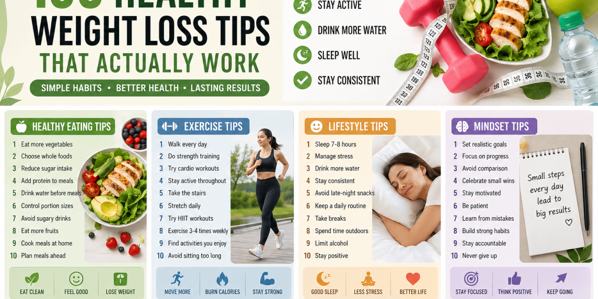 100 Healthy Weight Loss Tips That Actually Work (Science-Based Guide)