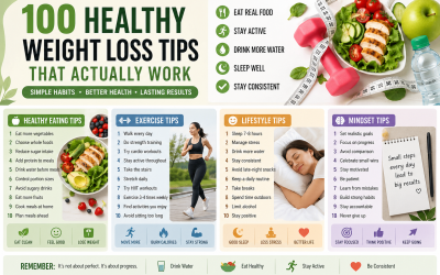 100 Healthy Weight Loss Tips That Actually Work (Science-Based Guide)